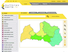 Tablet Screenshot of kulturaskarte.lv